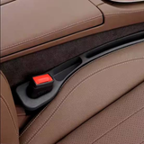 Universal Car Seat Gap Filler Black Stiff 2PC Set