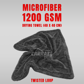 Microfiber Towel 1200 GSM Water Magnet | Drying Towel | Twisted Loop 40x40