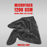 Microfiber Cloth 1200 GSM Drying Towel | Twisted Loop