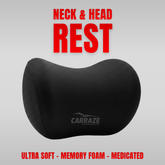 Neck And Head Rest Ultra Soft - Medicated And Memory Foam