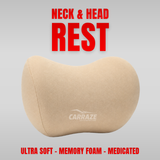 Neck And Head Rest Ultra Soft - Medicated And Memory Foam