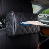 Tissue Box Holder Leather Texture