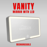 Vanity Mirror With Rechargeable LED Light