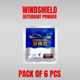 Windshield Detergent Powder pack of 6