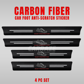 Carbon Fiber Car Foot Anti Scratch Sticker