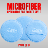 Microfiber Applicator Pad Pocket Style Pack of 3