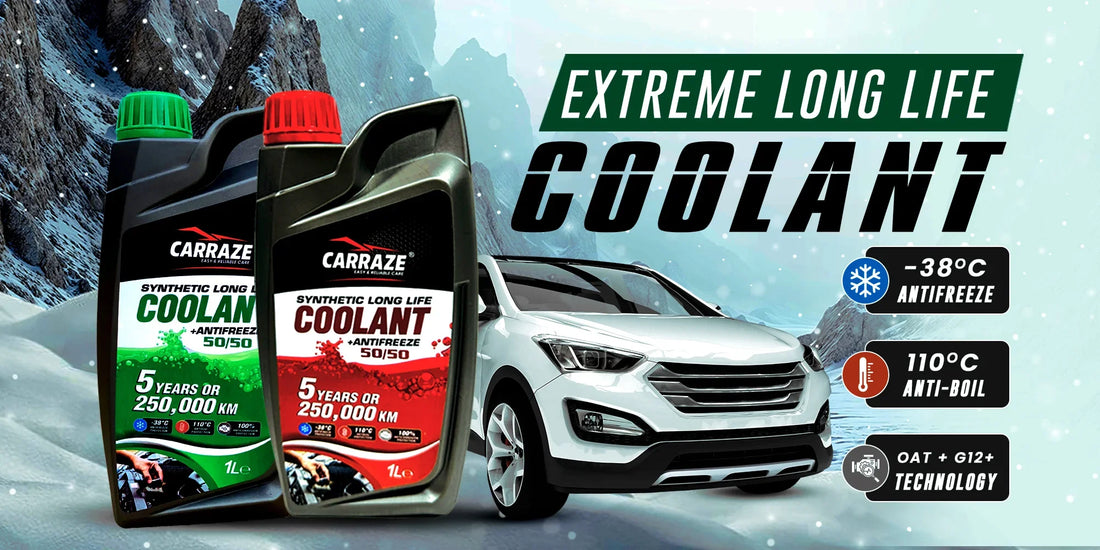 Carraze OAT G12+ Coolant (50/50) — Engine Protection for All Cars