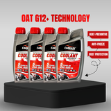 Carraze Long Life Red Coolant 50/50 (4 Liters)