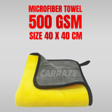 Carraze All Purpose Cleaner 500ml+Detailing Brush+Microfiber Towel 500GSM (40x40cm)
