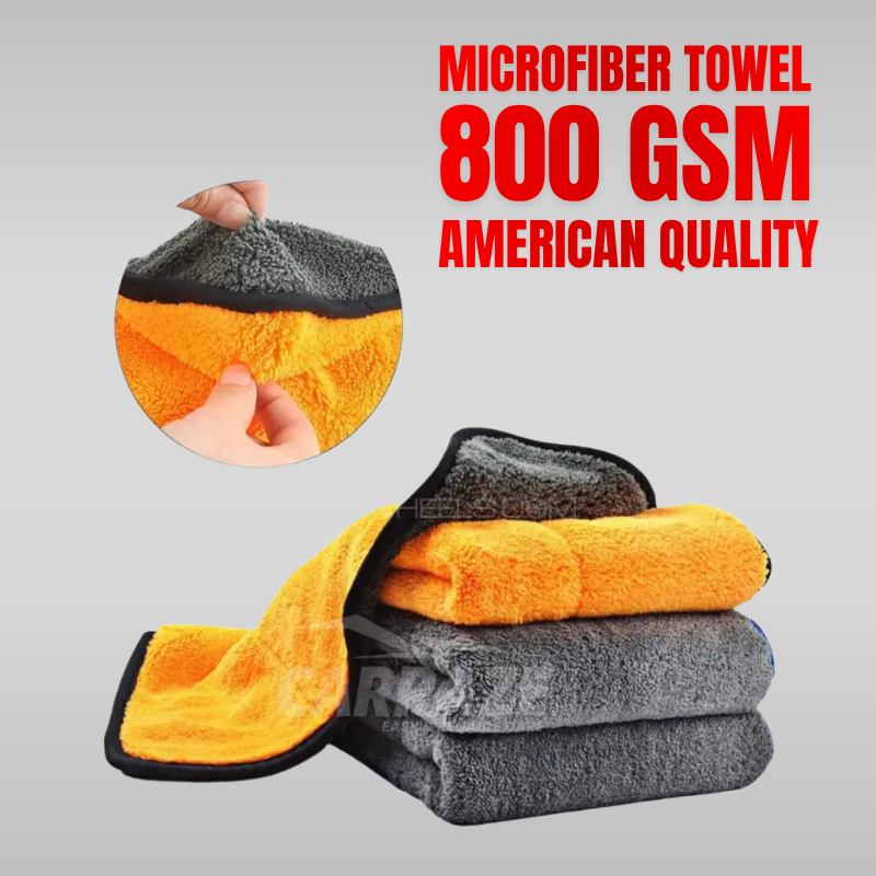 Microfiber Towel 800 GSM (40x40cm) Pack of 3