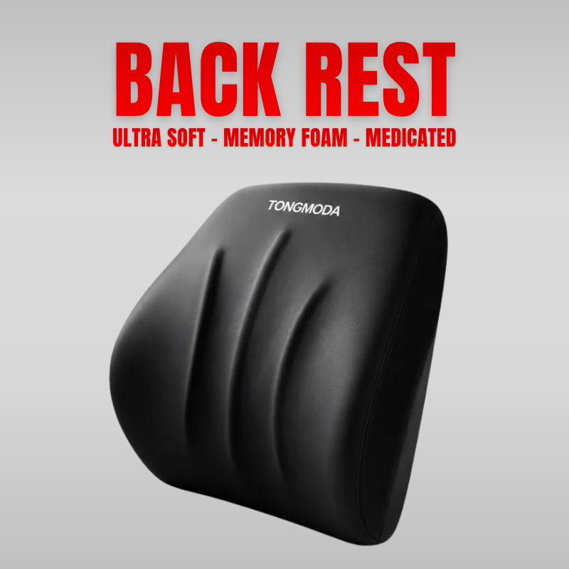 Back Rest Cushion - Soft | Memory Foam | medicated