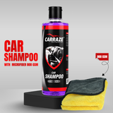 Carraze Car Shampoo With Microfiber Towel 800 GSM (40x40cm)