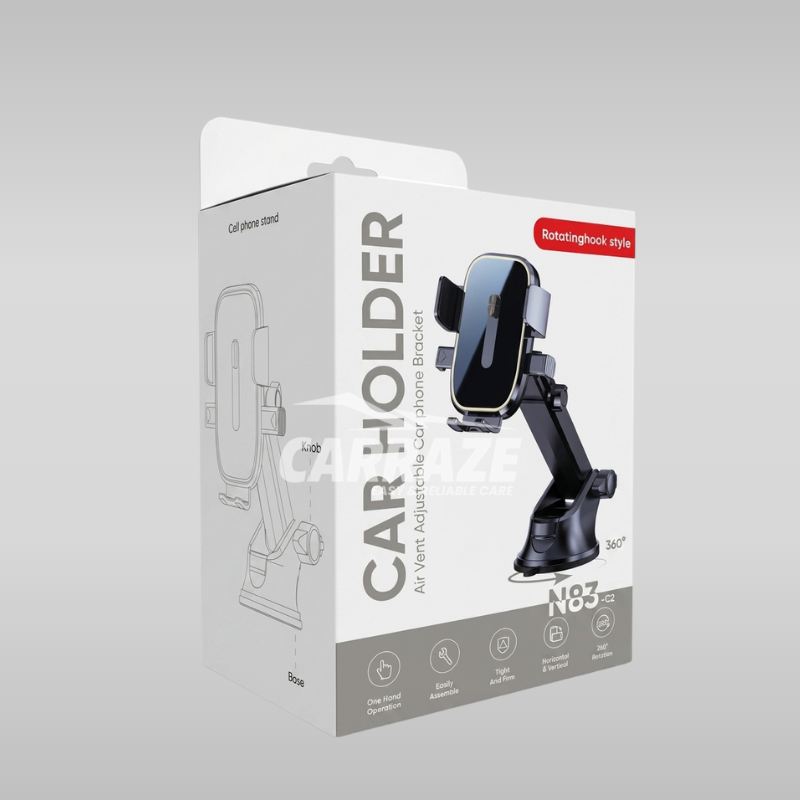 Car Mobile Holder Long Neck & Rotatable 360°