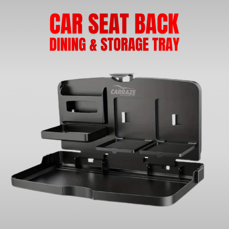 Car Seat Back Dining And Storage Tray
