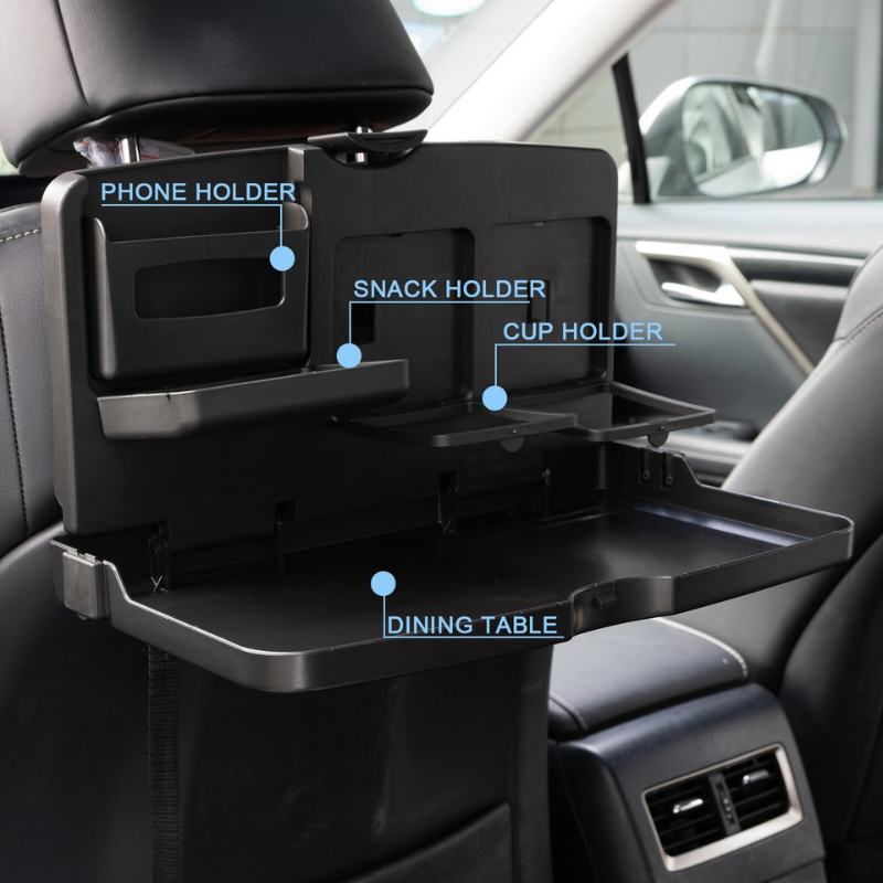 Car Seat Back Dining And Storage Tray
