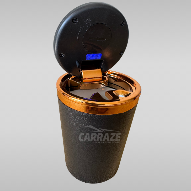 Ceramics Car Ashtray with LED Light - Large