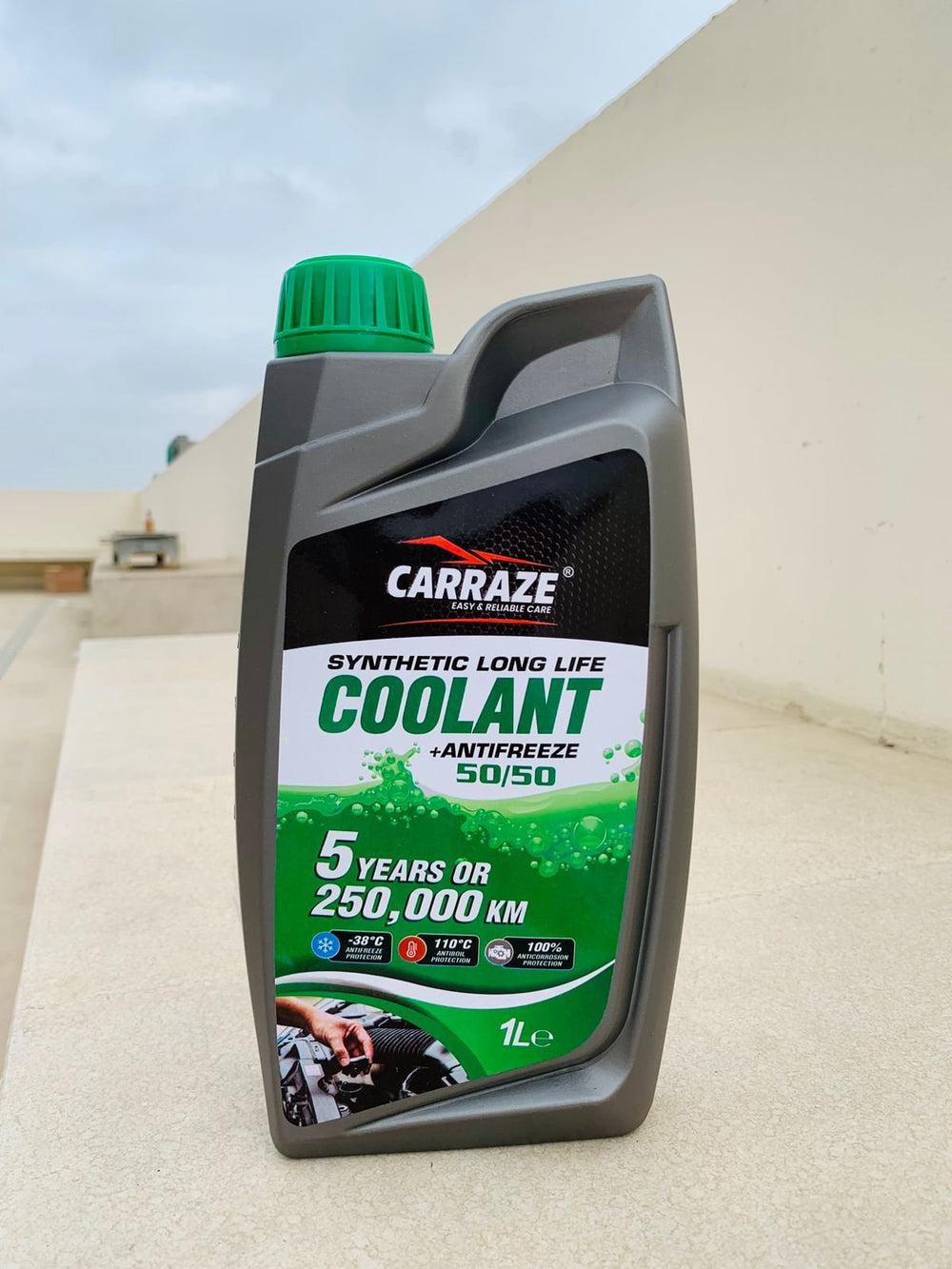 Carraze Long Life Green Coolant 50/50 (1 Liter)