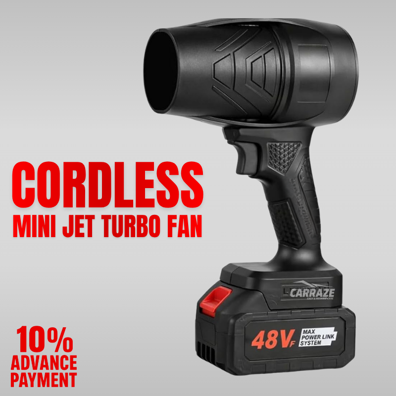 Mini Jet Turbo Fan | Car Drying Fan | Single 48V Large Battery
