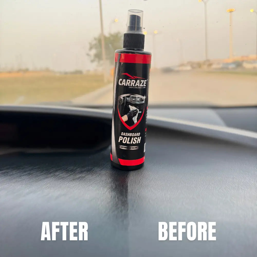 Carraze Dashboard Polish 250ml with Applicator Foam