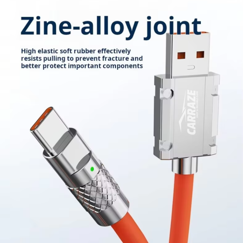 Data Cable USB To Type C | Fast | 120W | Thick Wire