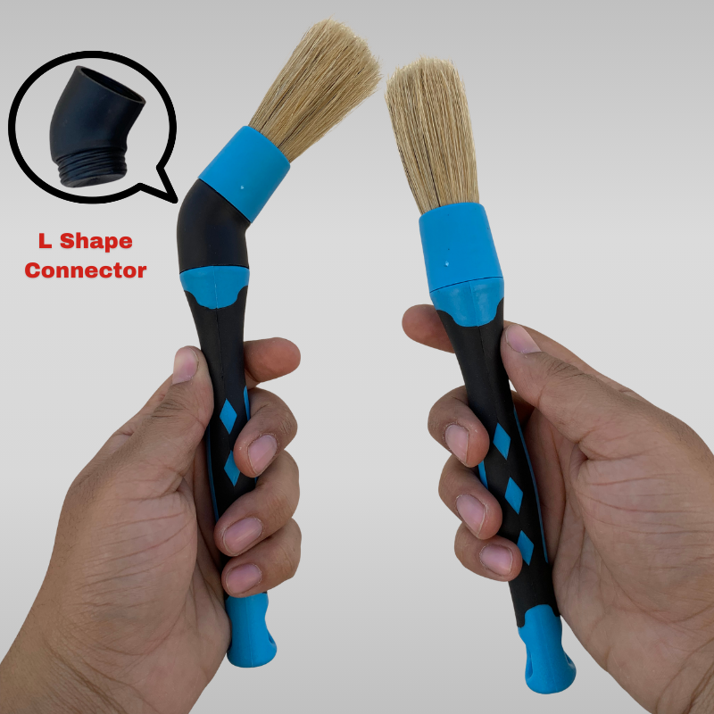 Professional Detailing Brush with 45° elbow Connector