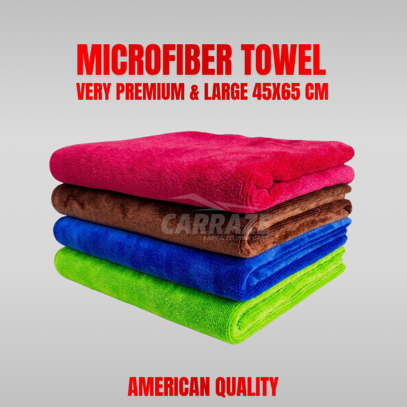 Microfiber Towel American | Soft | Premium Pack of 4