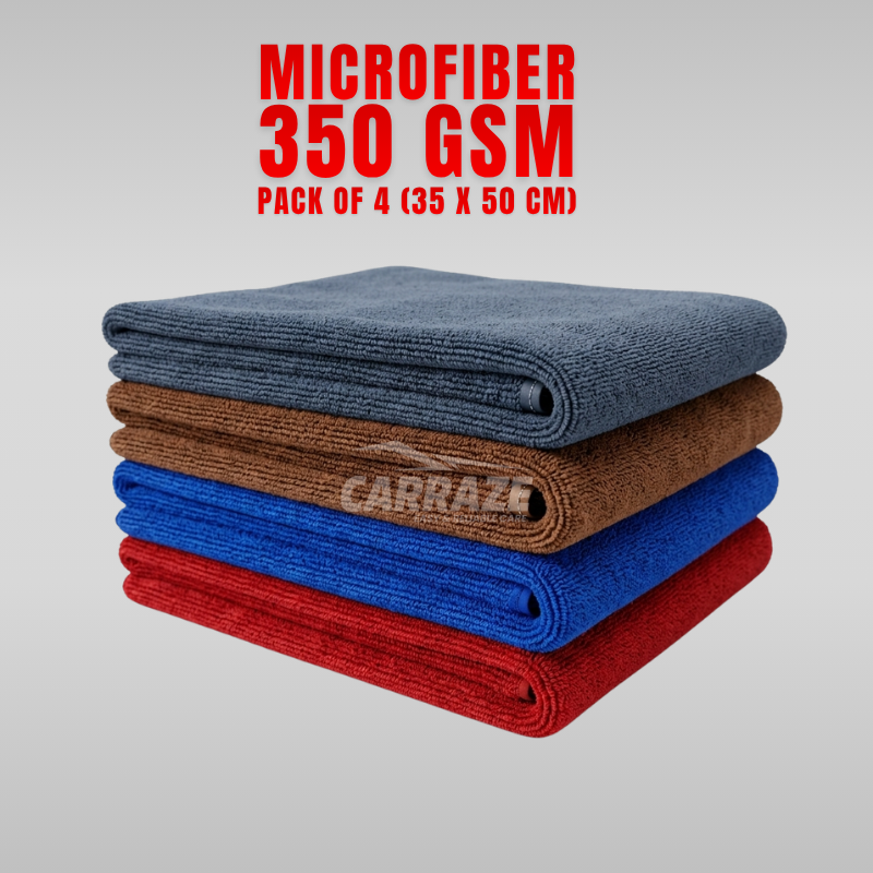 Microfiber Cloth 350 GSM (35x50cm) Pack of 4