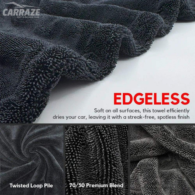 Microfiber Towel 1500 GSM Water Magnet | Drying Towel | Twisted Loop 40x40