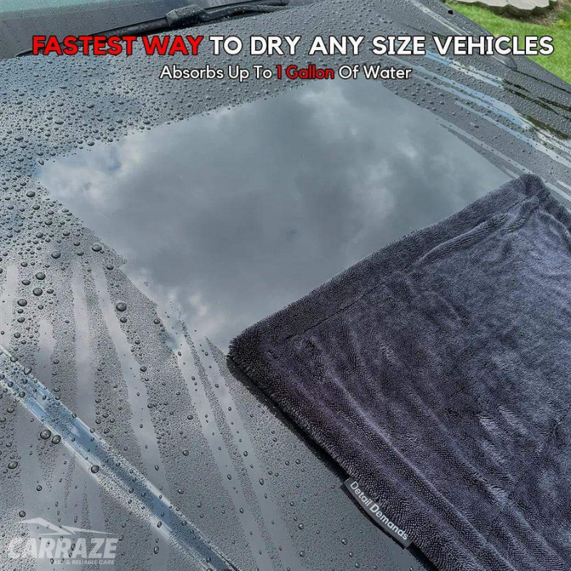 Microfiber Towel 1500 GSM Water Magnet | Drying Towel | Twisted Loop 40x40
