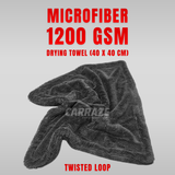 Microfiber Towel 1200 GSM Water Magnet | Drying Towel | Twisted Loop 40x40