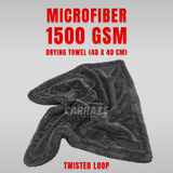 Microfiber Towel 1500 GSM Water Magnet | Drying Towel | Twisted Loop 40x40