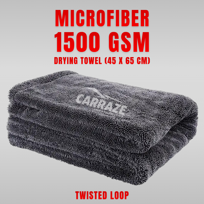 Microfiber Towel 1200 GSM  Water Magnet | Drying Towel | Twisted Loop