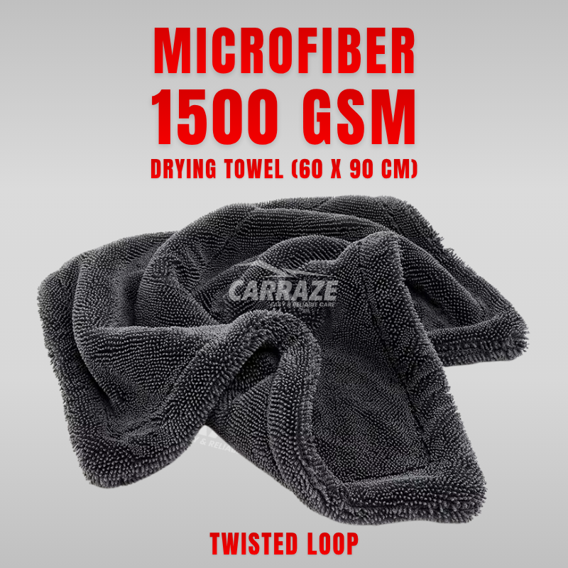 Microfiber Towel 1500 GSM Water Magnet | Drying Towel | Twisted Loop 60x90
