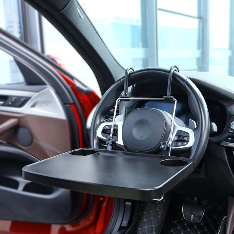 Multipurpose Steering Wheel And Back Seat Tray