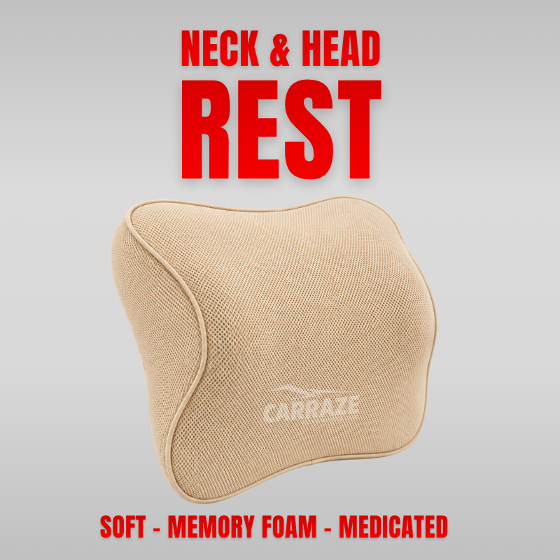 Neck And Head Rest Soft - Medicated And Memory Foam