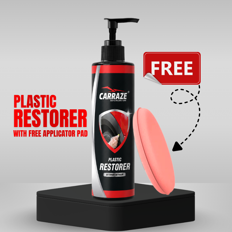 Carraze Plastic Restorer 250ml With Free Applicator Foam
