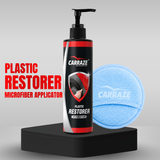Carraze Plastic Restorer 250ml With Microfiber Applicator Pad