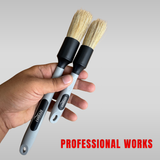 Professional Detailing Horse Hair Brush Pack of 2