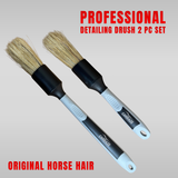 Professional Detailing Horse Hair Brush Pack of 2