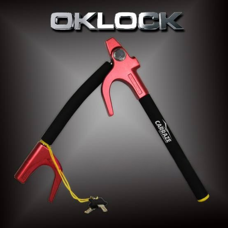 Steering Lock Complete Metal 360 Rotatable