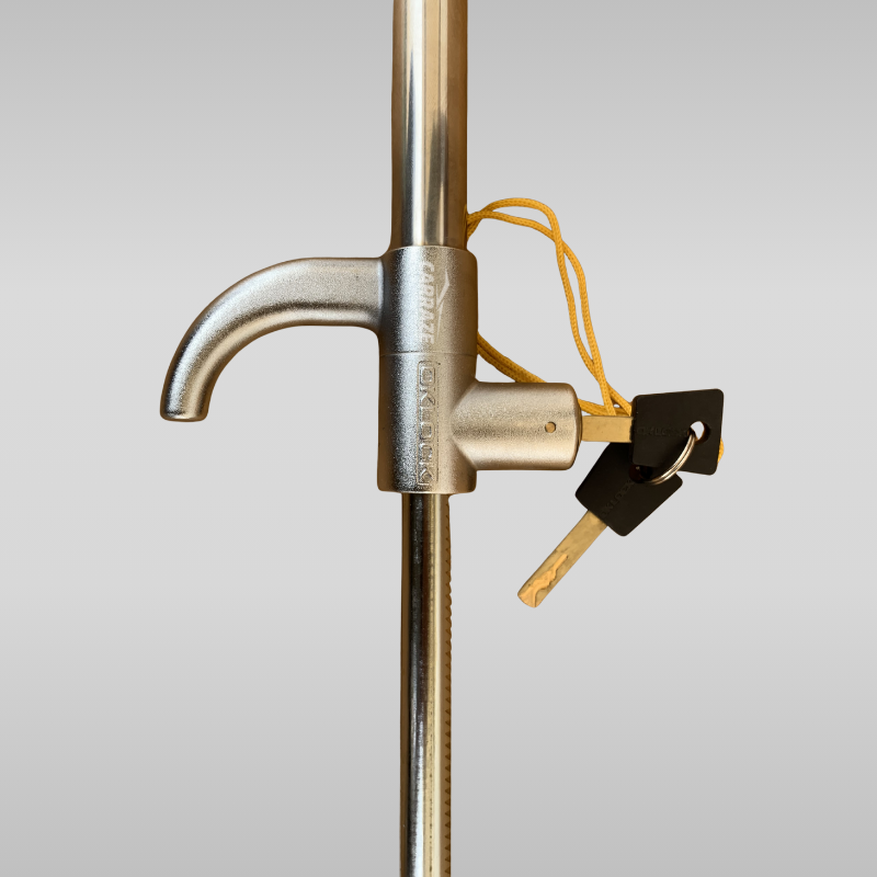 Heavy Duty Steering Lock Straight - Pure Metal