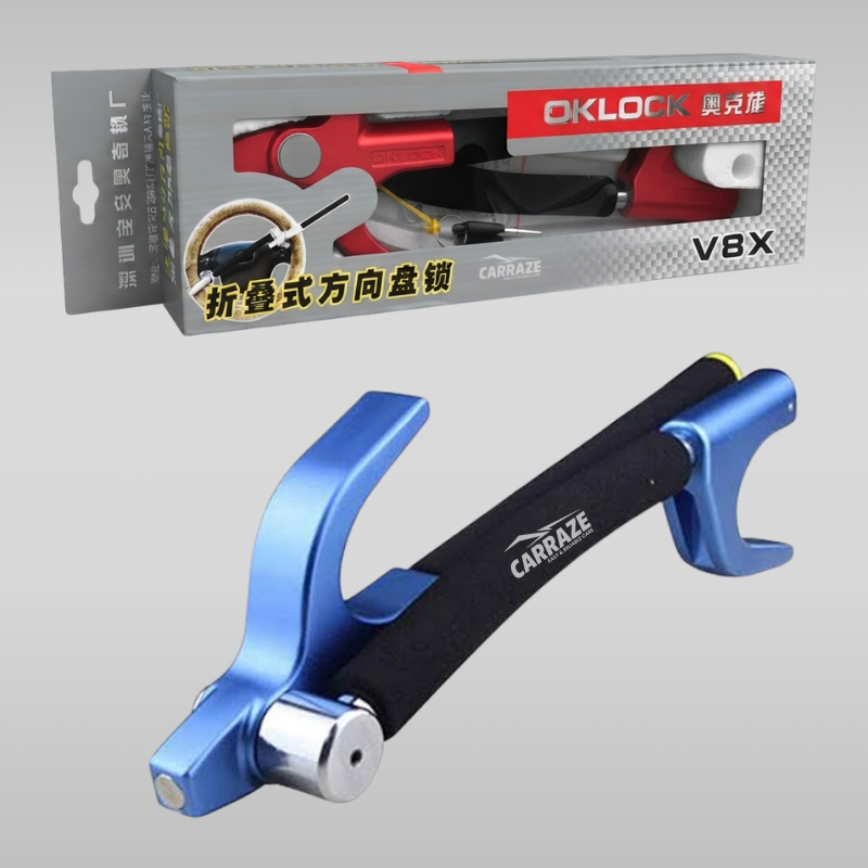 Steering Lock Complete Metal 360 Rotatable