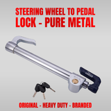 Steering wheel to pedal lock - Complete Metal