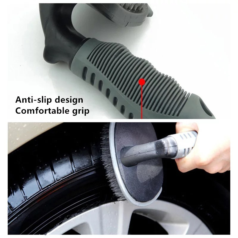 Tyre & Rim Cleaning Brush Set