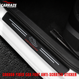 Carbon Fiber Car Foot Anti Scratch Sticker