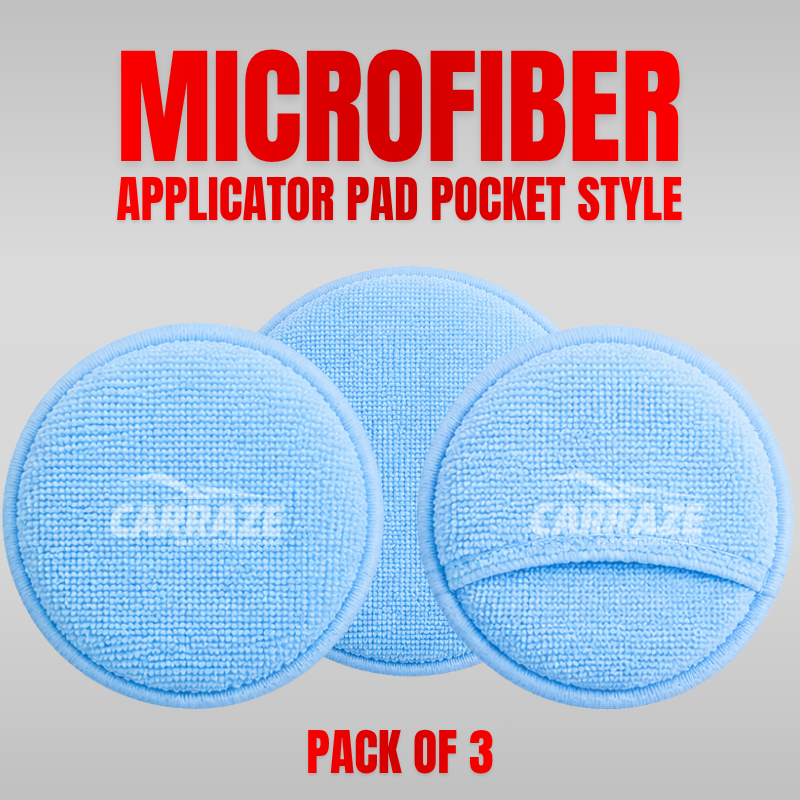 Microfiber Applicator Pad Pocket Style Pack of 3