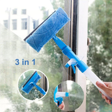 Car Multifunctional Water Spray Window Cleaner Screen Wiper with Microfiber Head