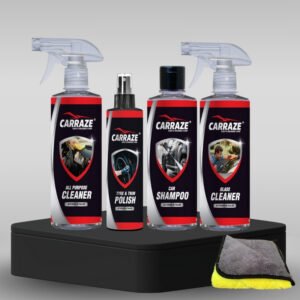 APC + Shampoo + Glass Cleaner + Tyre & Trim Polish + Microfiber