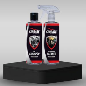 Carraze Car Shampoo and All Purpose Cleaner – Dual pack for car wash and multi-surface cleaning