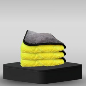 Carraze 3 Pcs Microfiber Cloth 800GSM (40x40cm) – Ultra thick premium cloth set for car cleaning and detailing